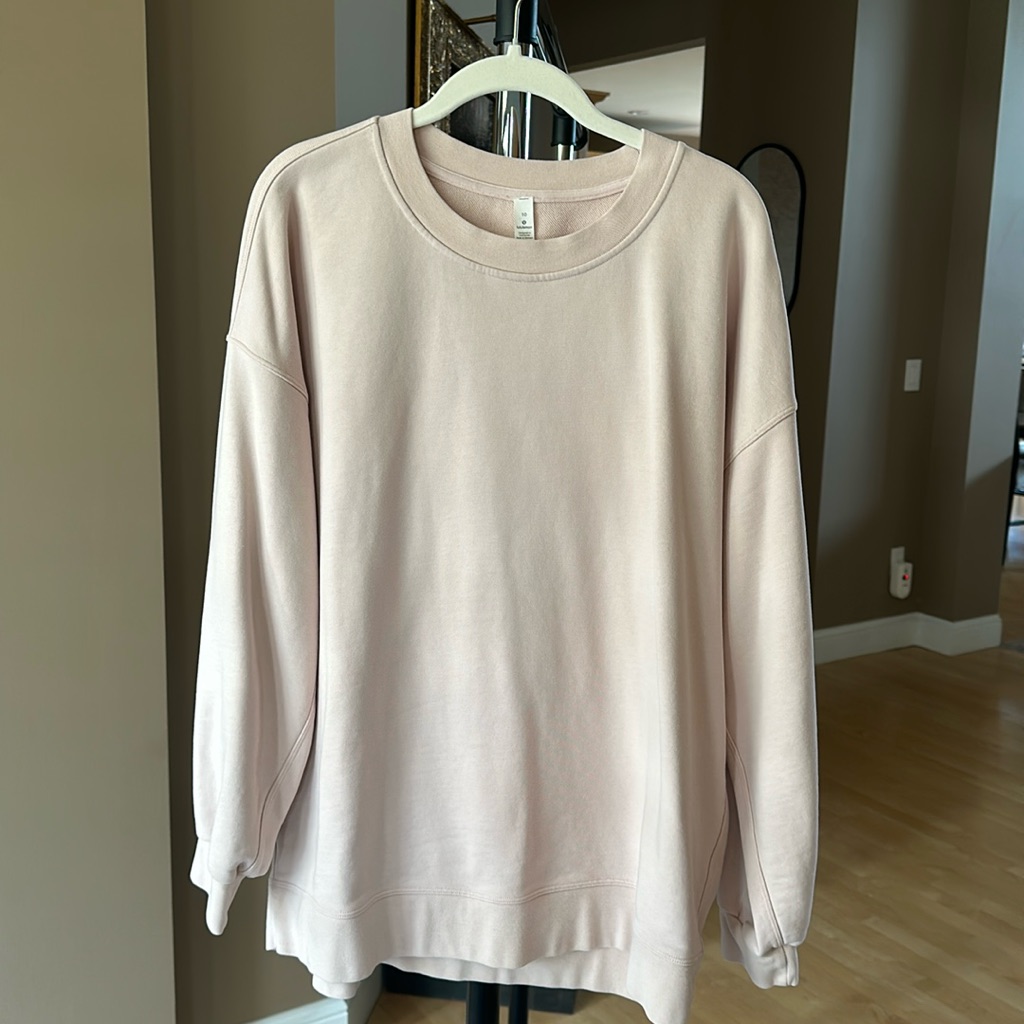 Lululemon Perfectly Oversized Crew Pink Bliss